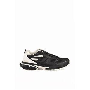 DIESEL Fabric Sneakers - Black/White